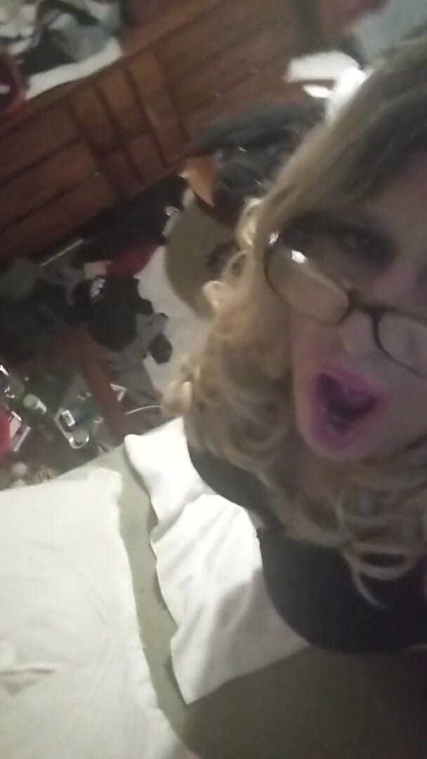 Krissy Sweets: Beautiful, Hot, Sexy crossdresser Krissy Sweets in lingerie and high...