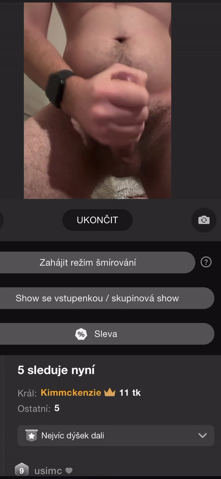 Peter The sex guy: Moje masturbace a velké sperma na streamu na strip chatu