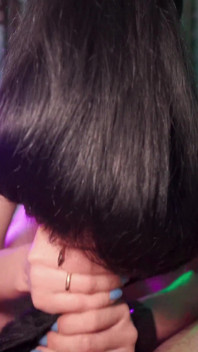 POV Eye Contact Hairjob and Hard Cumshot