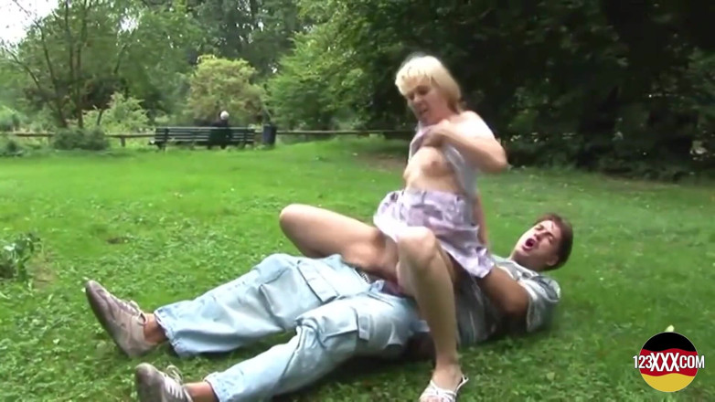 123XXX - Fucked Amateurs in Germany!: Slutty Blonde Can't Get Enough of That Fat Cock