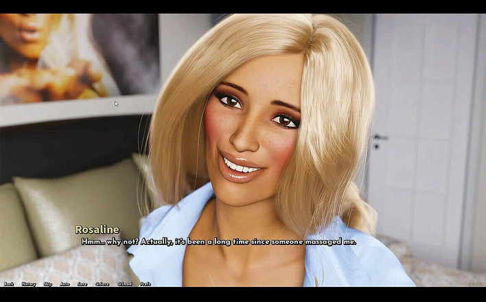 Erotic Krisso: Ласкаво просимо на безкоштовну волю - пасинок масажує і трахає свою блондинку