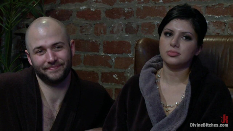 Divine Bitches by Kink: Cuckold Husband: eat His Cum, Cuck!