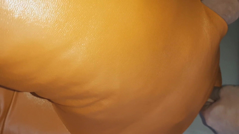 Naxy: Leather pocket swallowed my cock