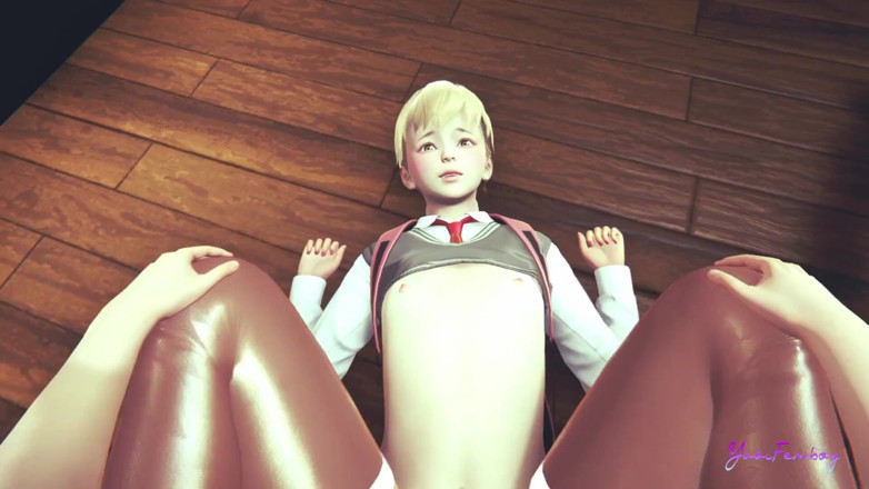 Yaoitube: Yaoi Femboy - POV Kitten &amp; Nevlastní syn kouří a šuká