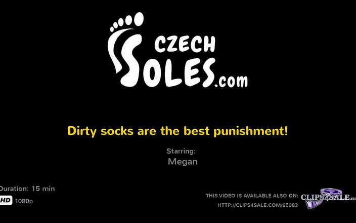 Czech Soles - foot fetish content: Dirty socks are the best punishment