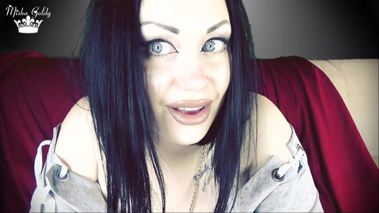 Goddess Misha Goldy: Me and your wife leaving your tiny cock