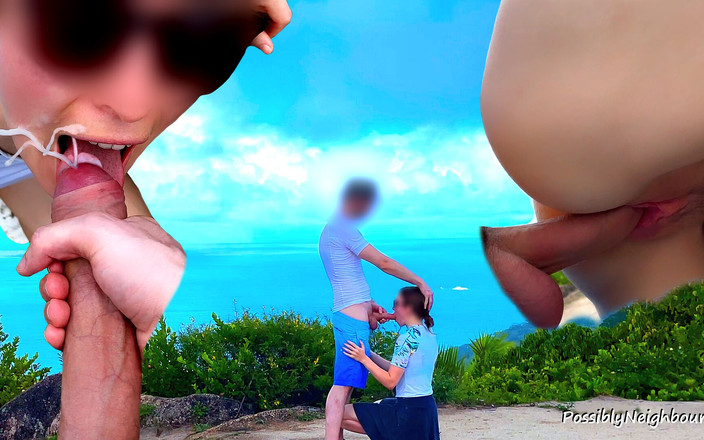 Neighbours Girl: Når toppen - fångad under riskabelt utomhusknull