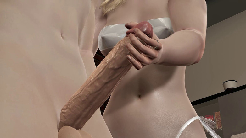 Joas22222: Aj ofis anime kızının büyük götlü 3D animasyonu - bakış açısı elle...