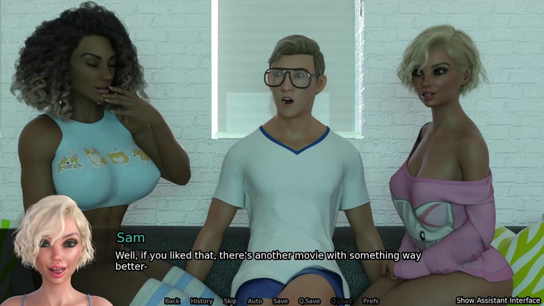 Studio-77: Sexbot steph Route # 1 gameplay porno animato - ragazza bollente di razza...