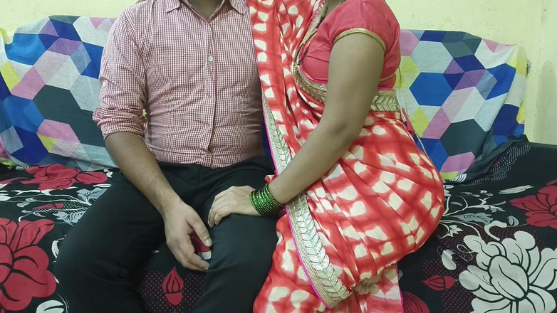 Mumbai Ashu: Desi Bhsbhi Saree Berkongkek dengan Devar