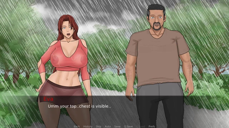 Neon2520: Геймплей Eva в экстазе No05 грудастая рыжая обучается боссу быть покорной.