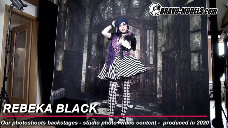 Bravo Models Media: 386-Backstage photoshoot Rebeka Black - Adult