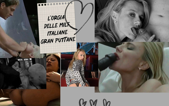 Only Full Porn Movie: The Orgy of Italian MILF Super-whores