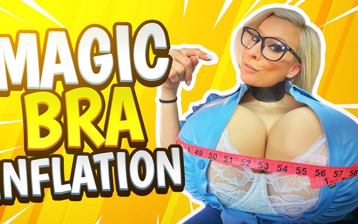 The Busty Sasha: Magic bra inflation, I&amp;#039;m so happy to have huge tits!