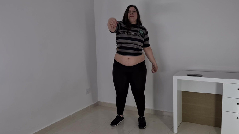 Alice H: Stretching Belly Fetish