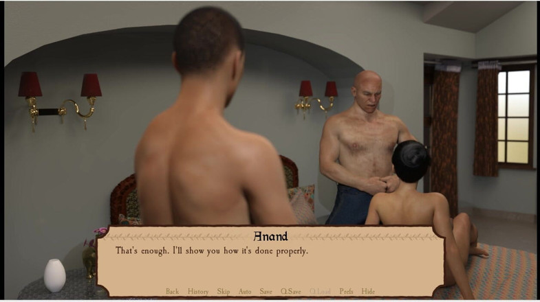 XXX Games Bunk: Short Ntr Stories - Strange Tradition - Gameplay - Part 3 - Cheating Wife Fucks...