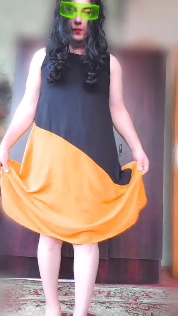 Kitty_Cross: 热辣人妖电眼镜性感可爱娘娘腔男孩 femboy crossdresser 模特 kitty