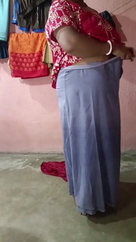 Saree Dropping After Bath Sfw 2