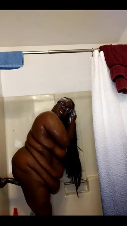 His Queen Suga: Washed My Hair and Fucked Myself in the Shower