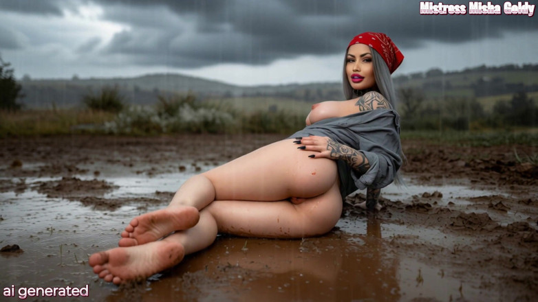 Goddess Misha Goldy: Get Dirty with Me, Baby. Filthy and Wet and Wanting...