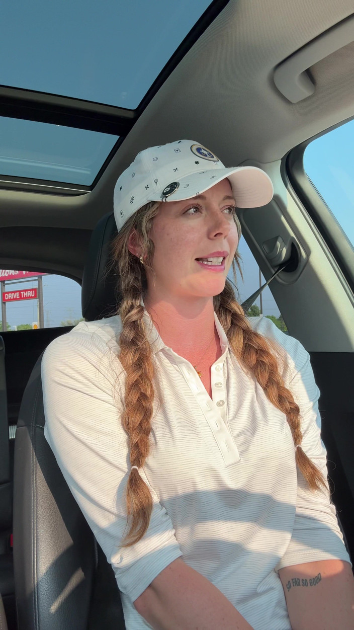 Nadia Foxx: Op weg naar golf, maar ik heb eerst een koffie...