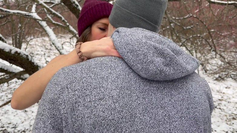 Serenity Cox: Wife Gets Huge Double Creampie in Snow Storm From Husband...