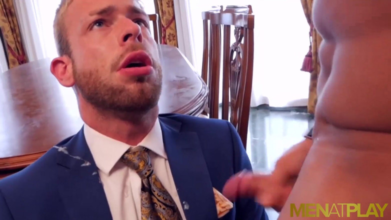 MenAtPlay: MENATPLAY Suited Gabriel Phoenix and Pietro Duarte anal fuck