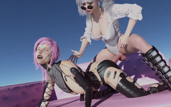 Gameslooper Sex Futanation: Pink Evening Sky - Futa Animation