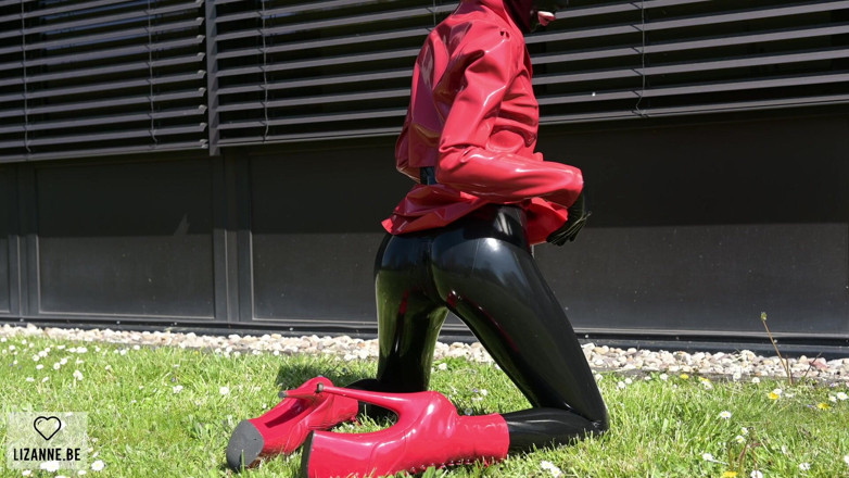 Lizanne: Red Latex Springtime