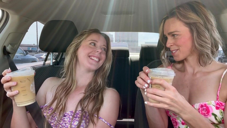Serenity Cox: Cumming in Public Drive Thru With Lush Remote Controlled Vibrators...