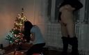 Lesbian-candys: While My Stepsister Decorates the Tree, I Masturbate My Pussy