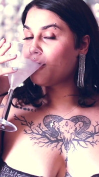 Foot Goddess Smoking & Burping