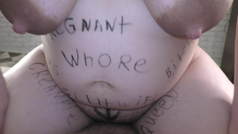 Milky Mari: Женское доминирование с большими сиськами беременной жены скачет в позе наездницы на ее муженьке с маленьким хуем!  - Milky Mari