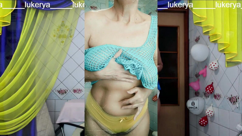 Lukerya: Cheerful Lukerya, as Usual, Is Engaged in Erotic Cleaning in...