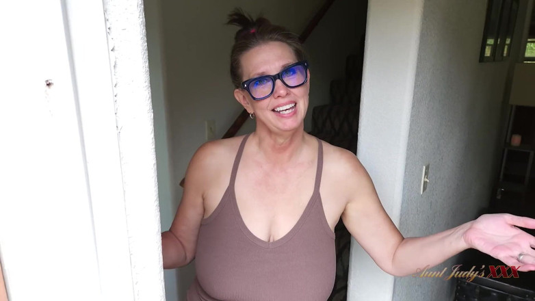 Aunt Judy's XXX: AuntJudysXXX - Horny Busty Mature Amateur MILF Autumn Fucks Her Contractor