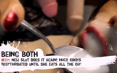 Being Both: ¡La nueva puta, parte 37, lo hace de nuevo! Enormes pollas...