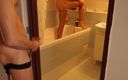 Jerking studs: Caught my flatmate taking a shower and jerked off behind...