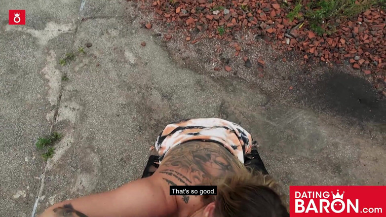 Dating Baron: Busty Mia Blow enjoys a dirty outdoor fuck! Datingbaron