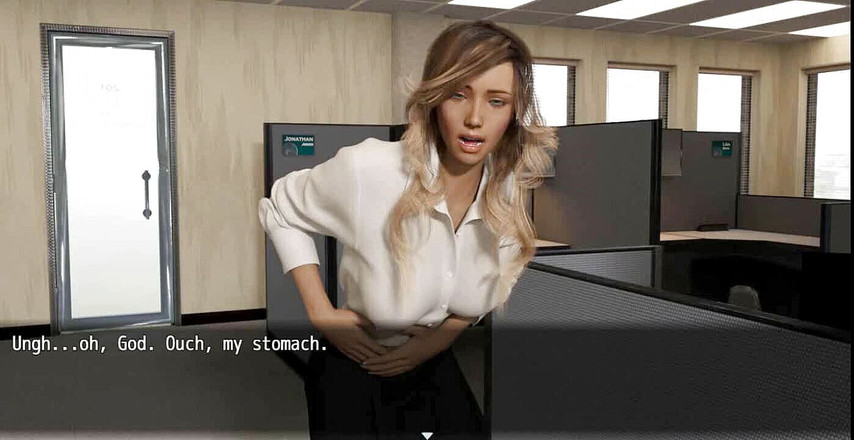 Dirty GamesXxX: 办公室妻子：性感的妻子和魔法项链 - 第4集