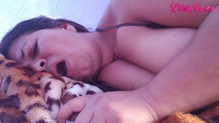 Only Riderqueen BBW Step Mom Latina Alone: Sideways POV Sex in the Tent