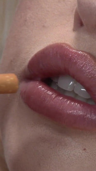 Sexy Pornstar Chloe Cherry Enjoys a Holiday Smoke