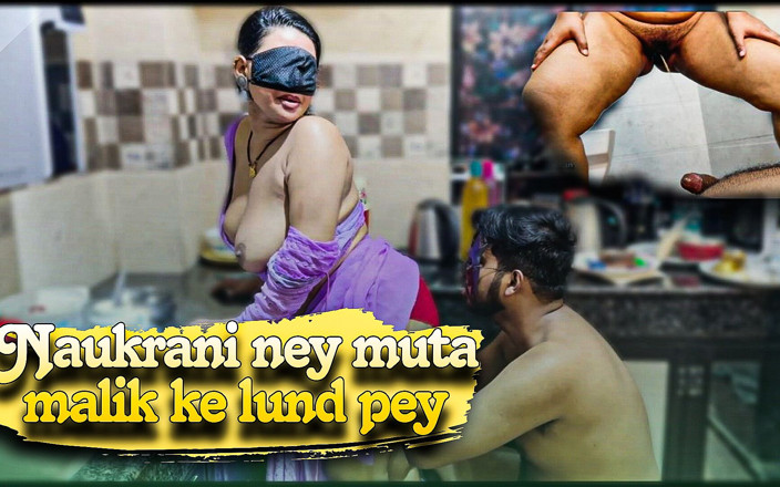Indian Lisa: Pembantu rumah dengan pepek berbulu dan ketiak kencing pada batang...