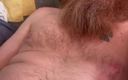 Big Baz: Ginger Bear Cums Watching Porn