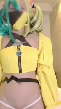 Cosplay Mood Explosion. E Cup Beauty Turns Playful Energy Into a Dangerous Private Performance Completely.angle2
