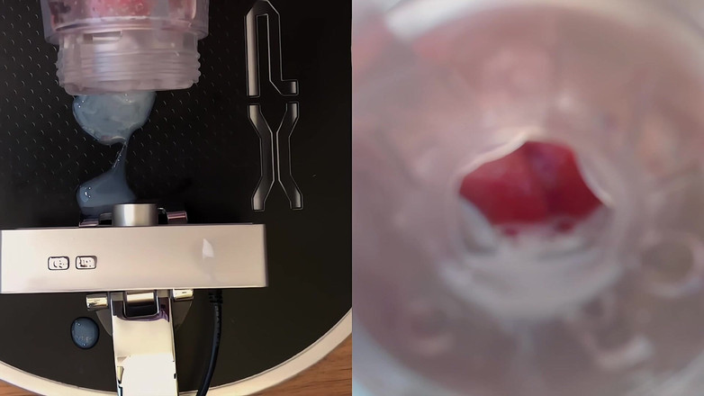 NakedFoxx: Foda dupla cam fleshlight e orgasmo intenso: dentro de explosão épica...