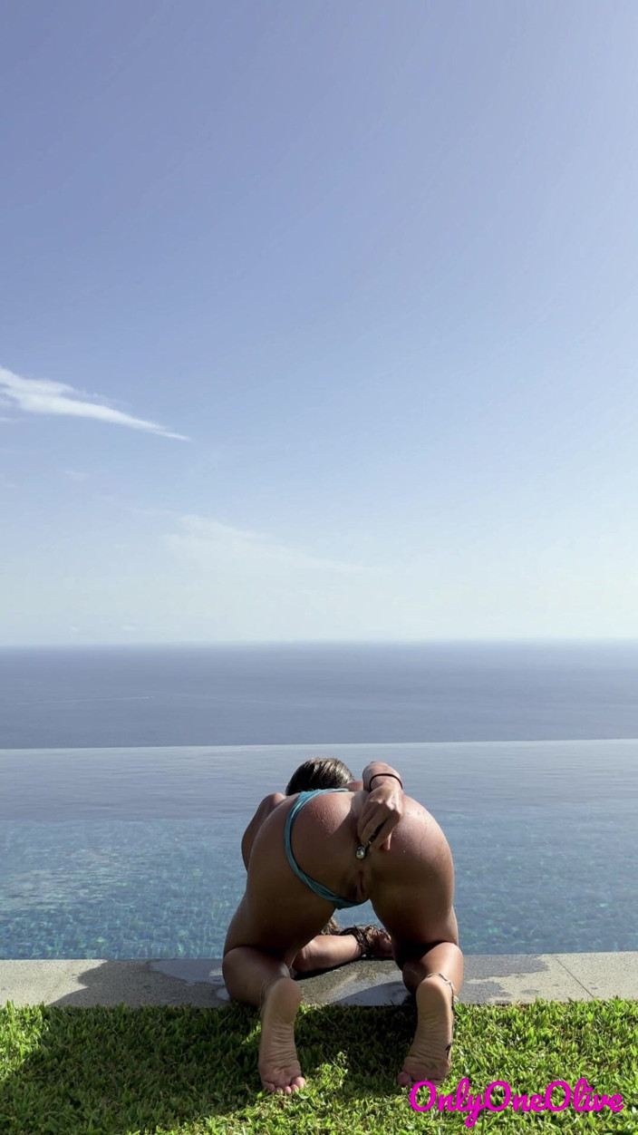 UsTwo4YouX: Poolside Ass Play and Anal Fun for Petite Wife