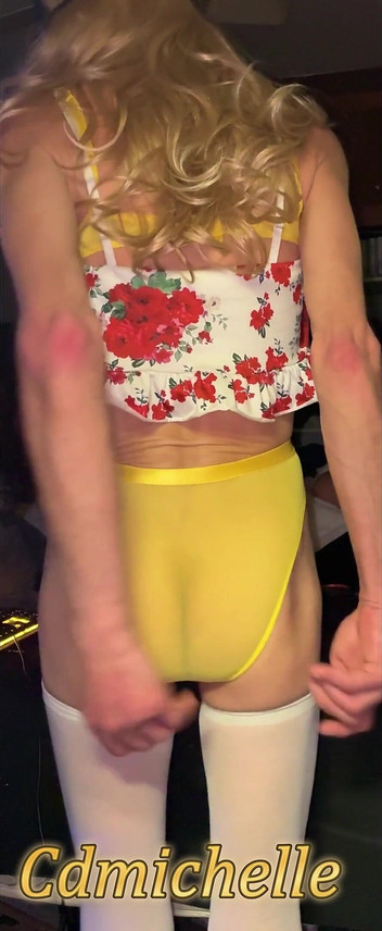 Sexy crossdresser wearing lingerie everything sexy