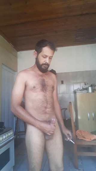 Stink HairyMale: Morning erection