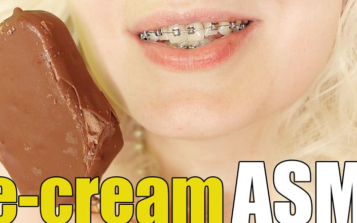 Arya Grander: Food fetish ice-cream video ASMR