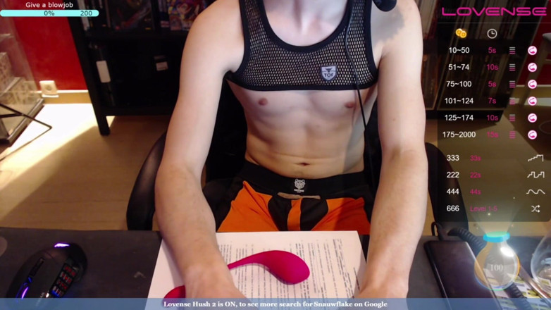 Snauwflake: Snauwflake is having fun on chaturbate - Part 1